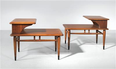 Zwei Step-Tisch aus der Acclaim-Serie, Entwurf Andre Bus um 1950 - Design