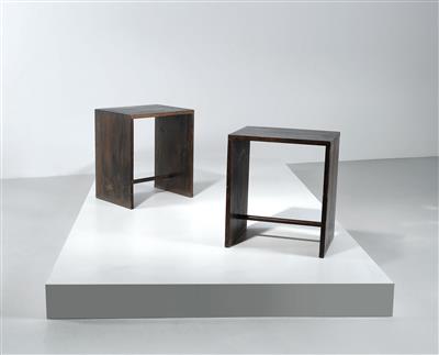 Two Ulm stools, designed by Max Bill in 1953 - Design