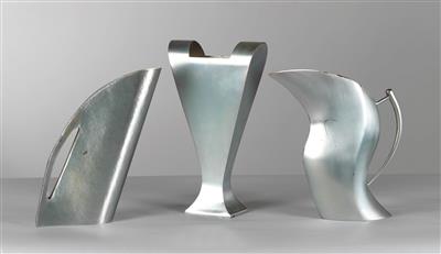 Three vases, designed by Massimo Iosa Ghini c. 1985, - Design