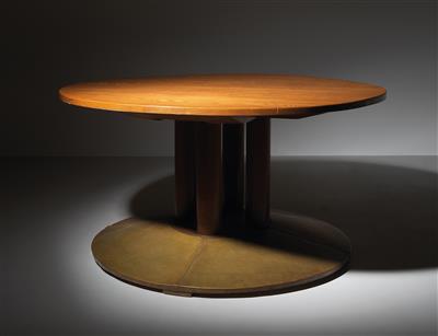 Runder Tisch für die Villa Bergmann, Entwurf Karl Witzmann, - Design