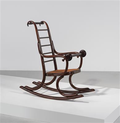 A rare rocking chair for children, Gebrüder Thonet - Design