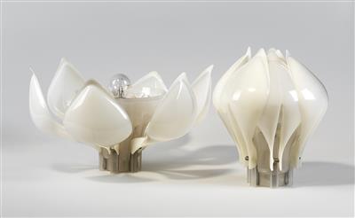 Two rare table lamps, Günter Ssymmank, - Design