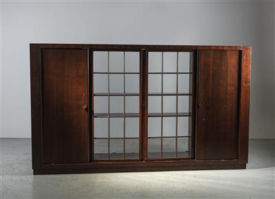 A large bookcase, designed by Bruno Paul - Design