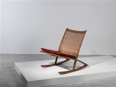 A rocking chair mod. no. 599, designed by Fredrik A. Kayser - Design