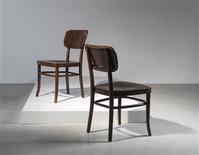 Two rare chairs mod. no. A 288, designed by Gustav Adolf Schneck - Design