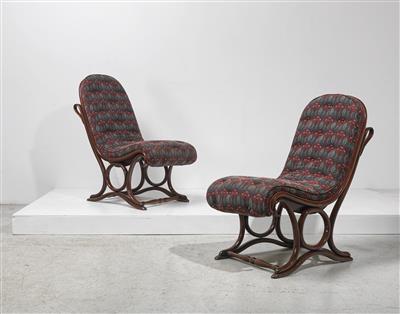 Two Bentwood Chairs Mod. No. 7501, designed by Gebrüder Thonet - Design