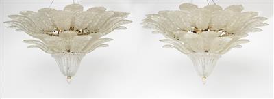 Two Over-Sized Chandeliers, Italy, c. 1980, - Design