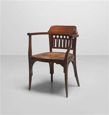 An Armchair Mod. No. 714, designed before 1903, manufactured by J. & J. Kohn, - Design