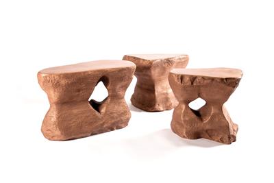 A Set of Three Coffee Table Mod. No. 1, 2 and 3 from the “River” Series, designed and manufactured by Studio Superego, - Design