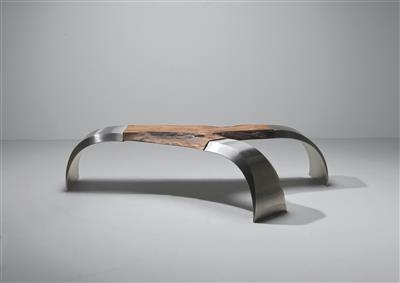 A Unique Seating Object / Low Table Mod. ‘Bench’, designed and manufactured by Friedrich Schilcher - Design
