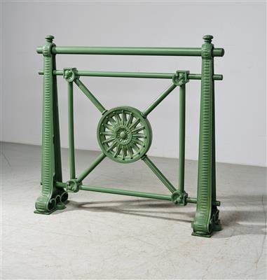 Geländer / Zaunsegment, Entwurf Otto Wagner - Design