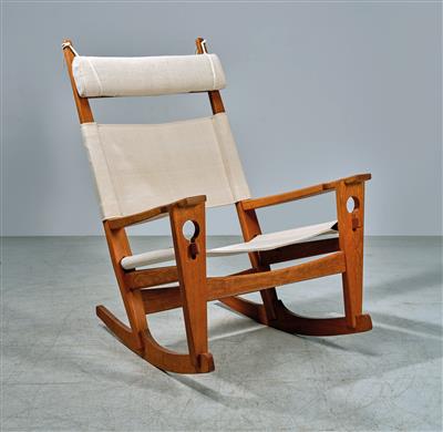 A GE 673 rocking chair, designed by Hans J. Wegner - Design