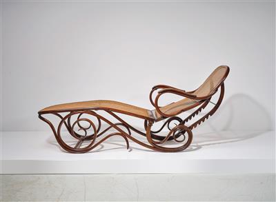 Schlafsofa Nr. 2, Entwurf um 1880, Ausführung Fa. Thonet, - Design