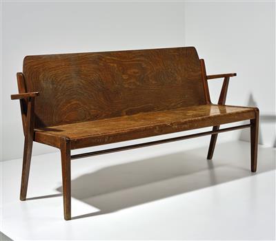 A rare bench, designed by Franz Schuster - Design