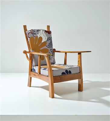 An adjustable armchair, a so-called “Canadian”, designed by Hugo Gorge - Design