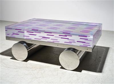 An On the Road XL sofa table, designed and manufactured by Studio Superego - Design