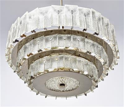 A Ceiling Lamp, J. T. Kalmar, Vienna c. 1965, - Design