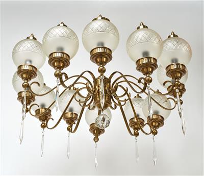 Große Deckenlampe, Entwurf Angelo Lelii - Design