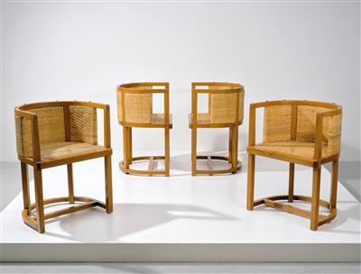 A Set of Four Armchairs Mod. No. 1307, designed by Wilhelm Schmidt - Design