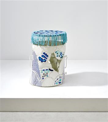 A Unique Stool Mod. “A Fish Called Wonder”, designed and manufactured by Nawaaz Saldulker, - Design