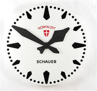 A Wall Clock: Dial of the Vienna Cube Clock ‘Normalzeit’, movement design by Emil Schauer - Design