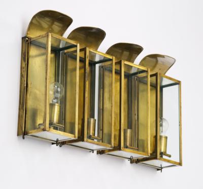 A set of four wall lamps / wall lanterns, mid-20th century, - Design