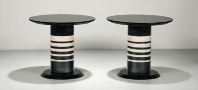 Zwei Tische Mod. Spool Table, Missoni, - Design