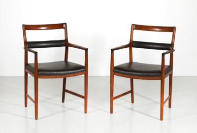 Zwei seltene Armlehnstühle, Entwurf Helge Vestergaard Jensen - Design