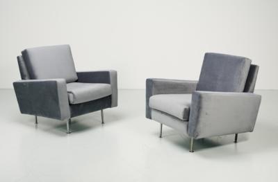 Zwei Lounge Sessel Mod. 25, Entwurf Florence Knoll - Design