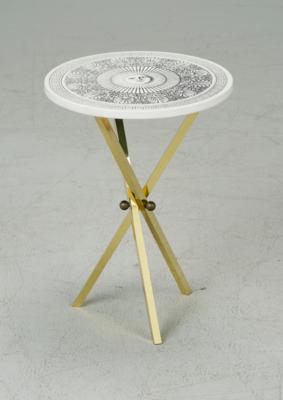 A “Sole” side table, designed by Piero Fornasetti, manufactured by Fornasetti, - Design