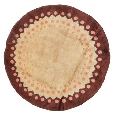 A large round carpet, second third of the 20th century, - Design