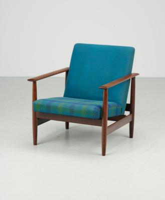 A lounge chair made of teak, Scandinavia, - Design