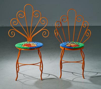 Two children’s chairs ‘Pina Colada Chairs’, manufactured by Nawaaz Saldulker, - Design