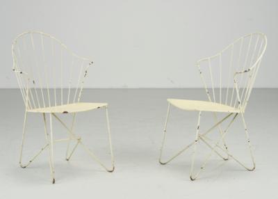 Two chairs mod. Astoria from the “Sonett” series, designed by the architects J. O. Wlader & V. Mödlhammer, - Design