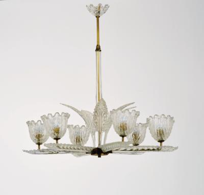A large hanging lamp, Barovier & Toso, - Design