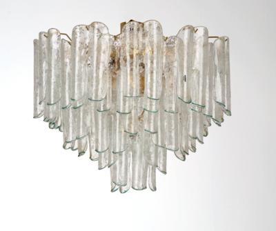 A magnificent, over-sized chandelier, Alfredo Barbini, - Design