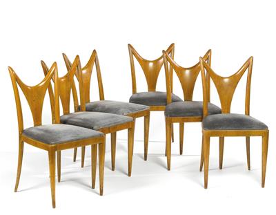 6er Set Stühle, - Design