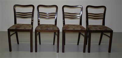 Satz von vier Stühlen, - Interior Design