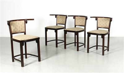 Satz von vier Stühlen (Variante des "Fledermaus"Modells), - Interior Design