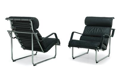 Zwei Lounge Sessel Mod. Remmi, - Interior Design
