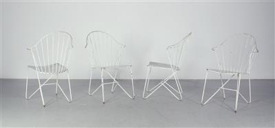 Satz von vier Stühlen Mod. Astoria aus der Sonett Serie, - Interior Design