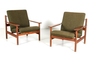 Zwei Lounge Sessel im Stile von Grete Jalk, - Interior Design