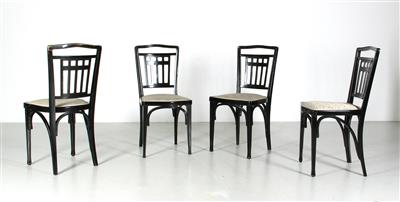 Satz von vier Stühlen Mod. Nr.329, - Interior Design