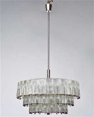 Deckenlampe, J. T. Kalmar, Wien um 1965, - Design