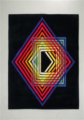 Teppich "Chromatic Penetration", Entwurf Herbert Bayer - Design