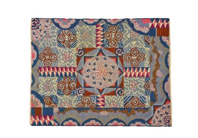 Teppich, Mitte 20. Jahrhundert, - Design