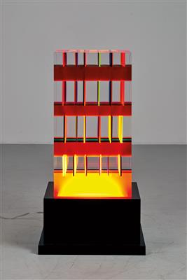 Tisch- und Bodenlampe aus der Serie "DNA", Entwurf und Ausführung Studio Superego, - Design