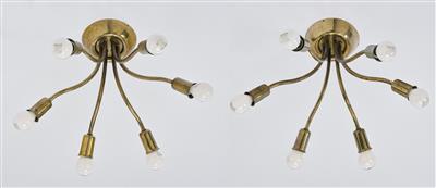Zwei Deckenlampen Josef Frank - Design