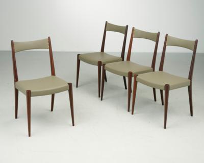 Satz von vier Sesseln nach einem Entwurf von Anna Lülja Praun - Design