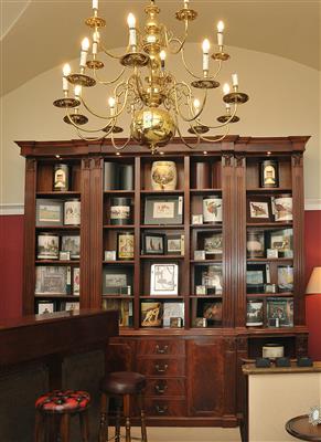 Gr. Bibliothek im klassizist. Dekor, - MY HOME IS <br>MY CASTLE - <br>Classic English Interiors <br>Sale!!!